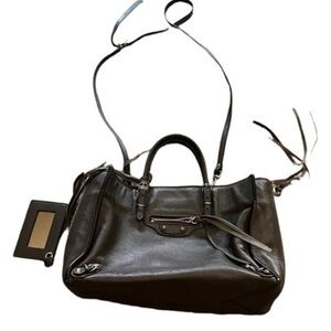 Balenciaga Black Crossbody Bag,authentic